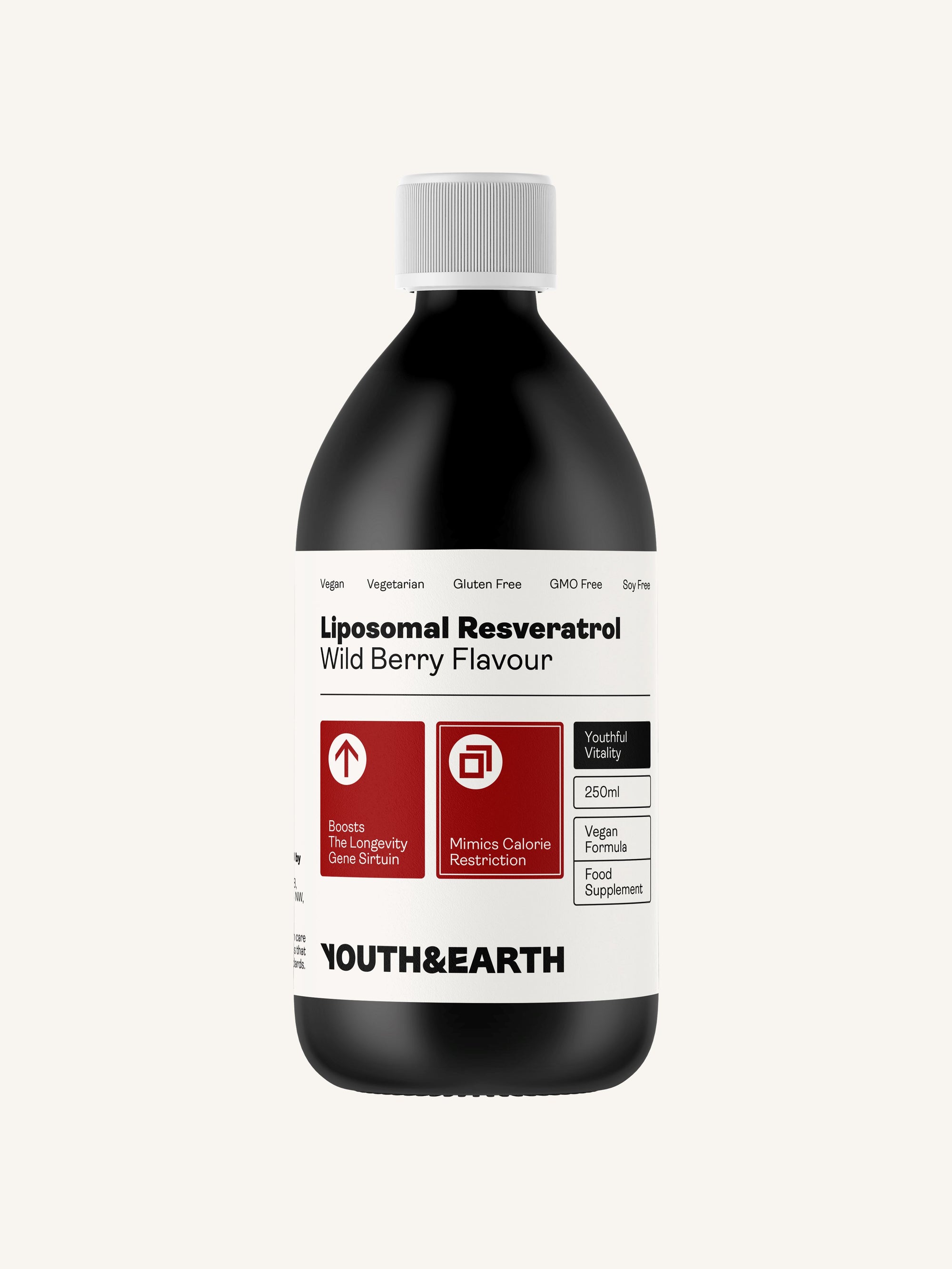 Liposomal Resveratrol 200mg – Wild Berry Flavour 250ml Vitamins & Supplements Trans-Resveratrol 