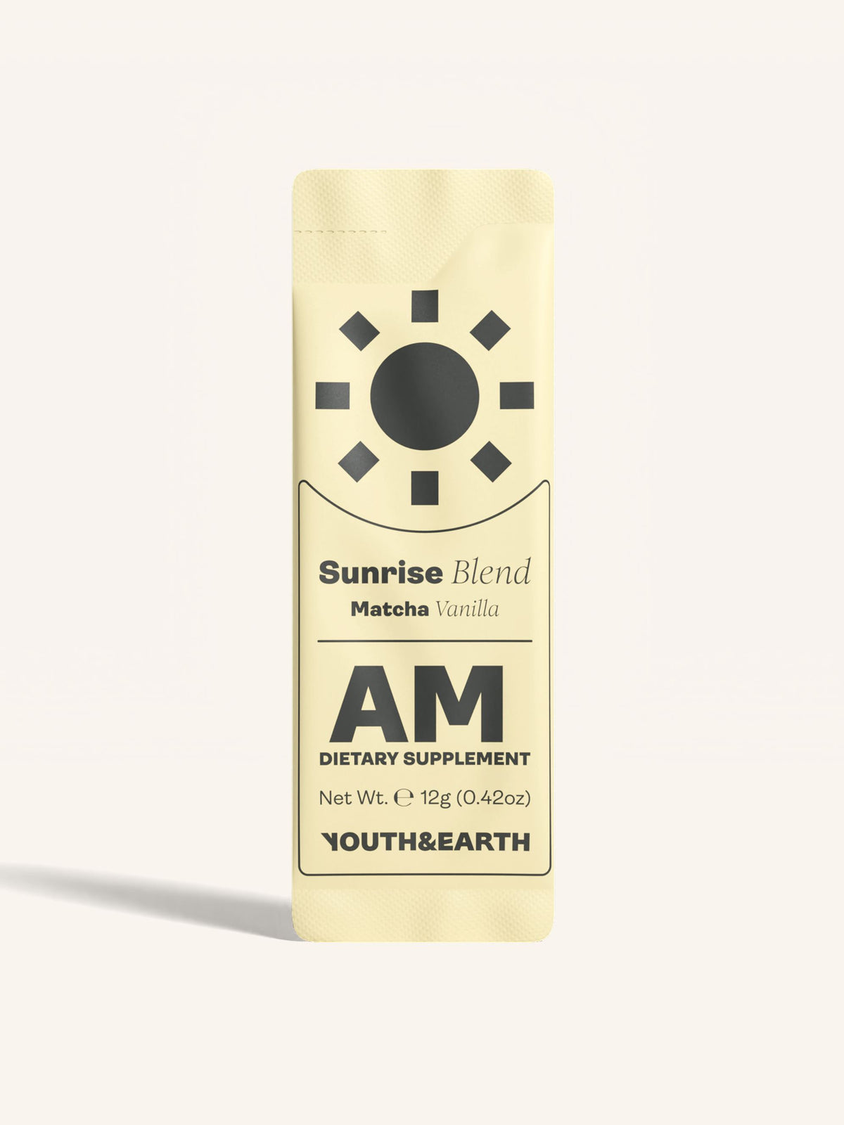 AM: Sunrise Blend Vanilla Matcha Sachet - Youth & Earth UK Store - 