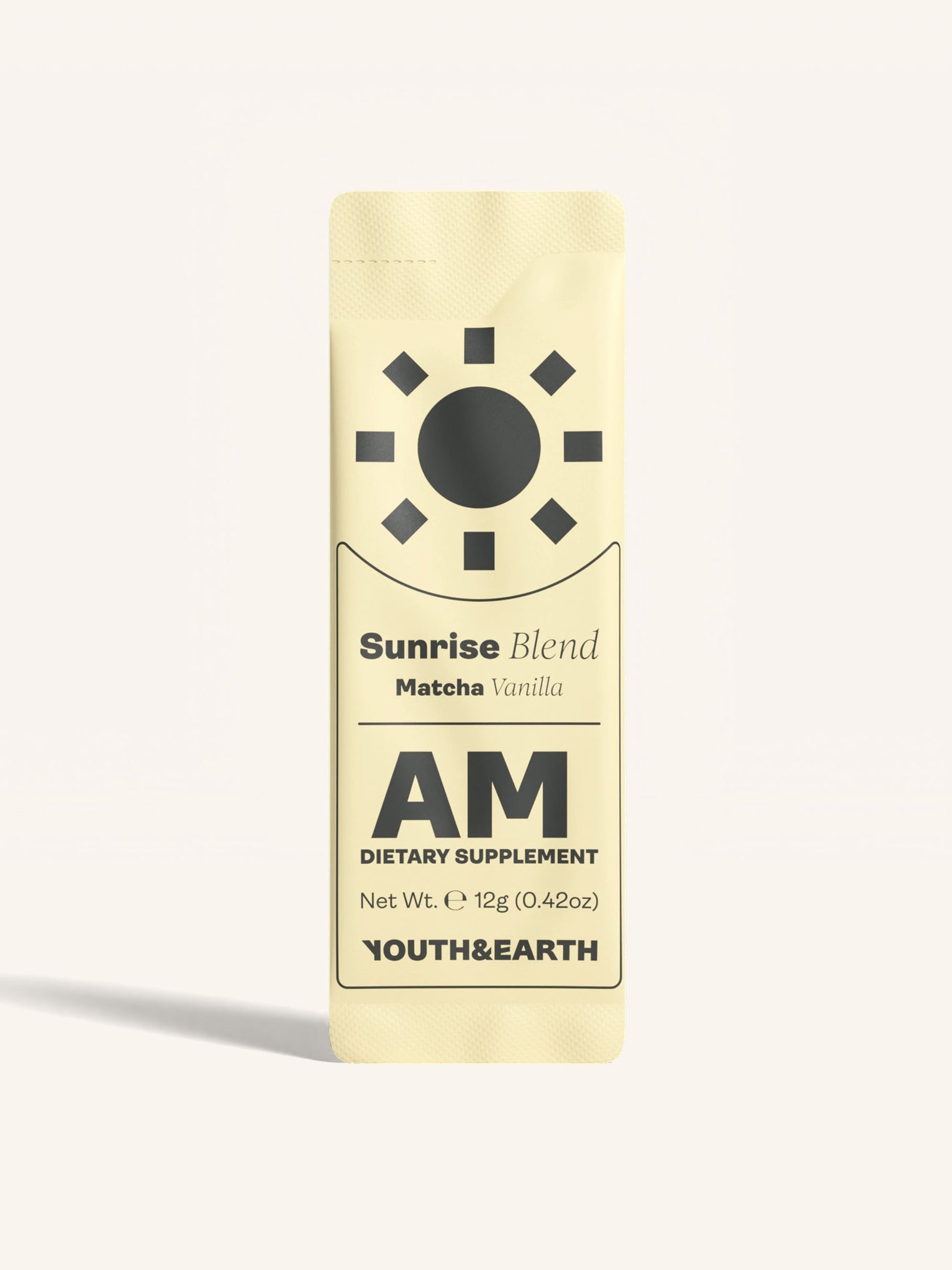 AM: Sunrise Blend Vanilla Matcha Sachet - Youth & Earth UK Store - 