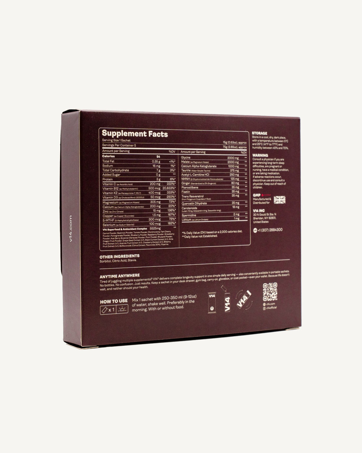 V14 Longevity Reds - 5-Sachet Pack