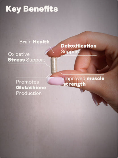 GLYNAC – 500mg, 60 Capsules - Youth & Earth UK Store - NAC & Glycine