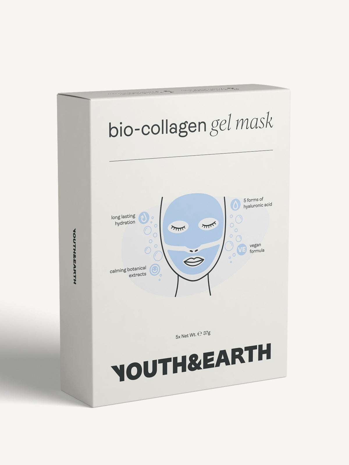 Hyaluronic Acid - Gel Face Mask - Youth &amp; Earth UK Store - 