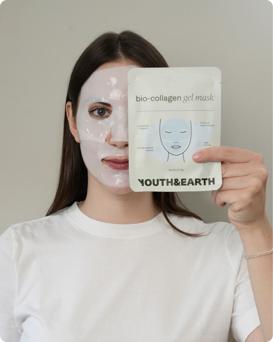 Hyaluronic Acid - Gel Face Mask - Youth &amp; Earth UK Store - 