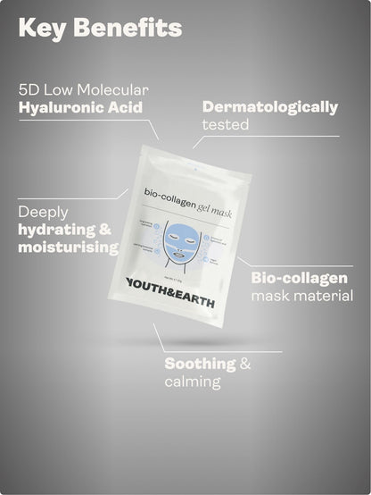 Hyaluronic Acid - Gel Face Mask - Youth & Earth UK Store - 