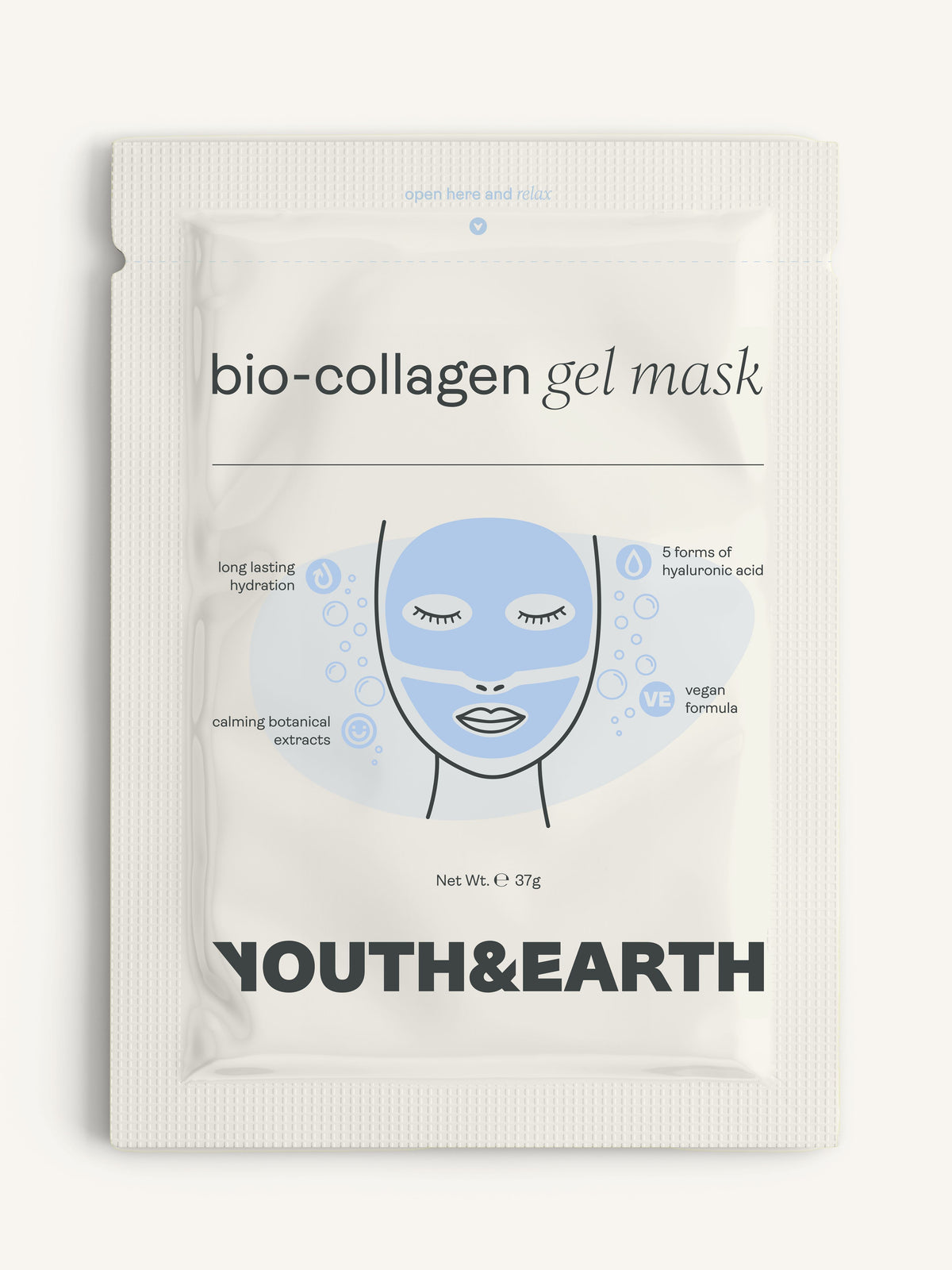 Hyaluronic Acid - Gel Face Mask - Youth &amp; Earth UK Store - 