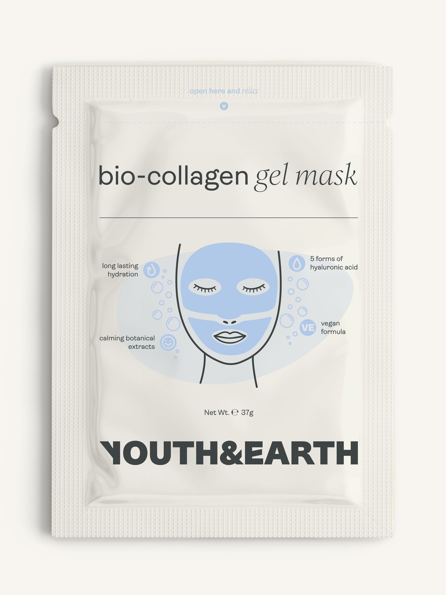 Hyaluronic Acid - Gel Face Mask - Youth & Earth UK Store - 