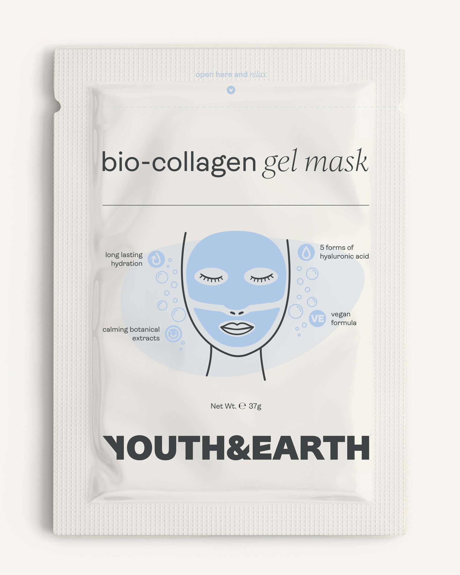 Hyaluronic Acid - Gel Face Mask - Youth & Earth UK Store - 