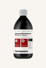 Liposomal Resveratrol 200mg (Wild Berry Flavour, 250ml) - Youth & Earth UK Store - Vitamins & Supplements