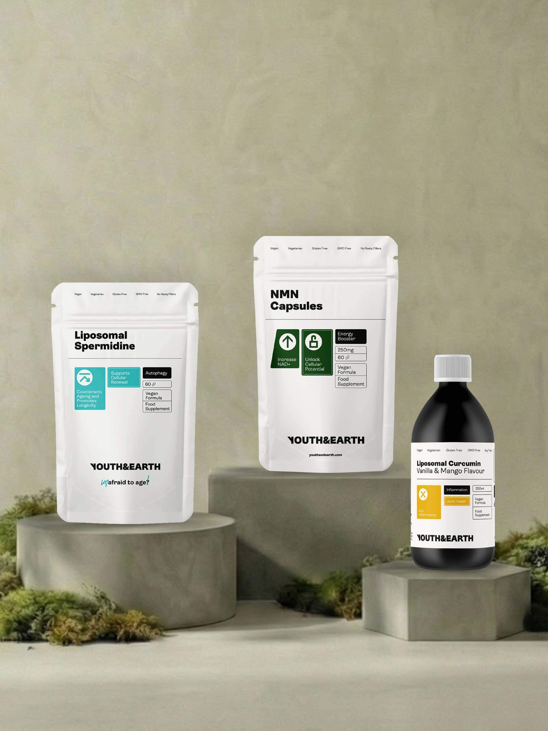 Longevity - NMNH, TMG, Spermidine, Fisetin, Folate & B12 - Cellular Energy - View #5