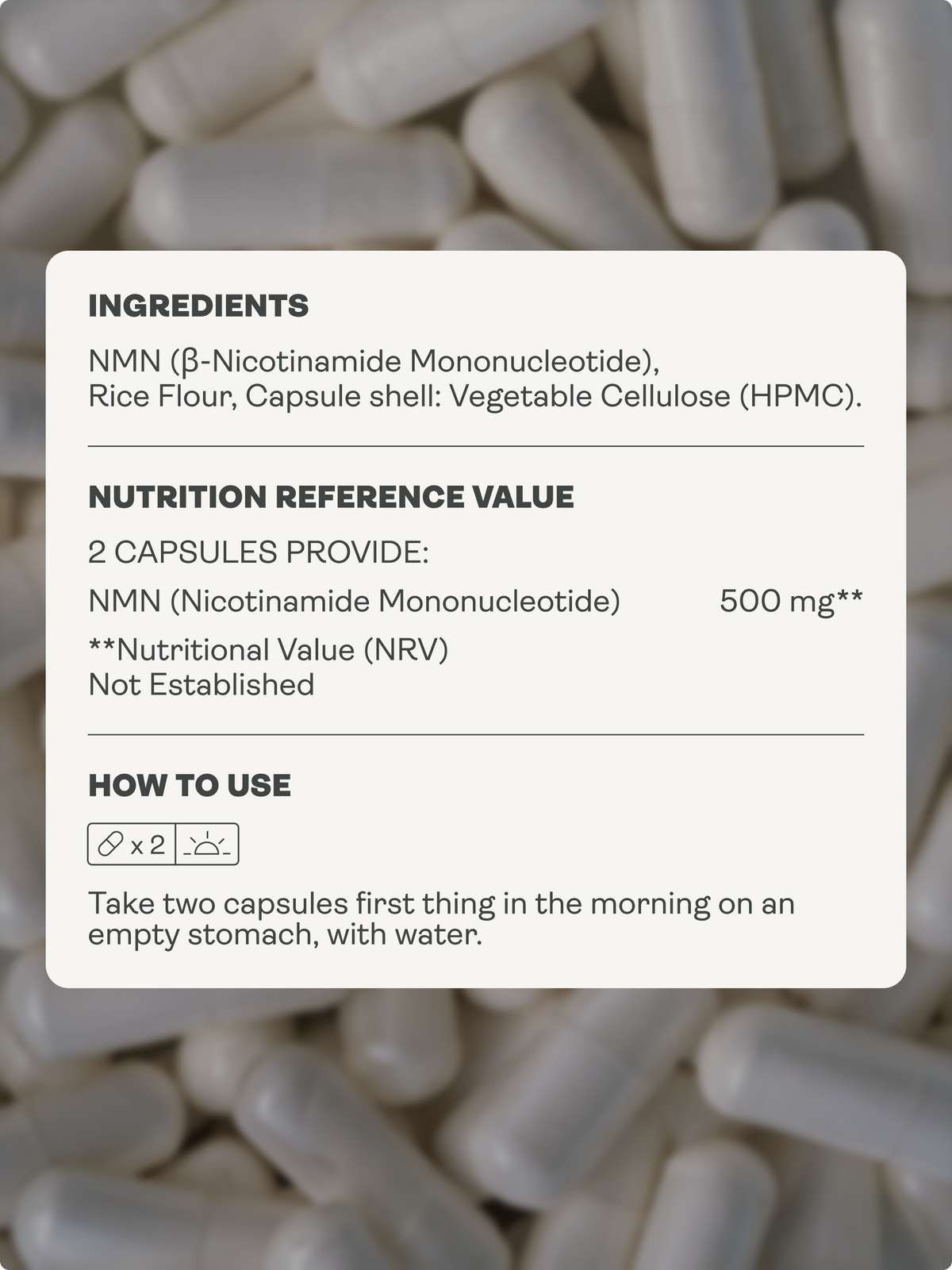 NMN Capsules - NAD+ Booster