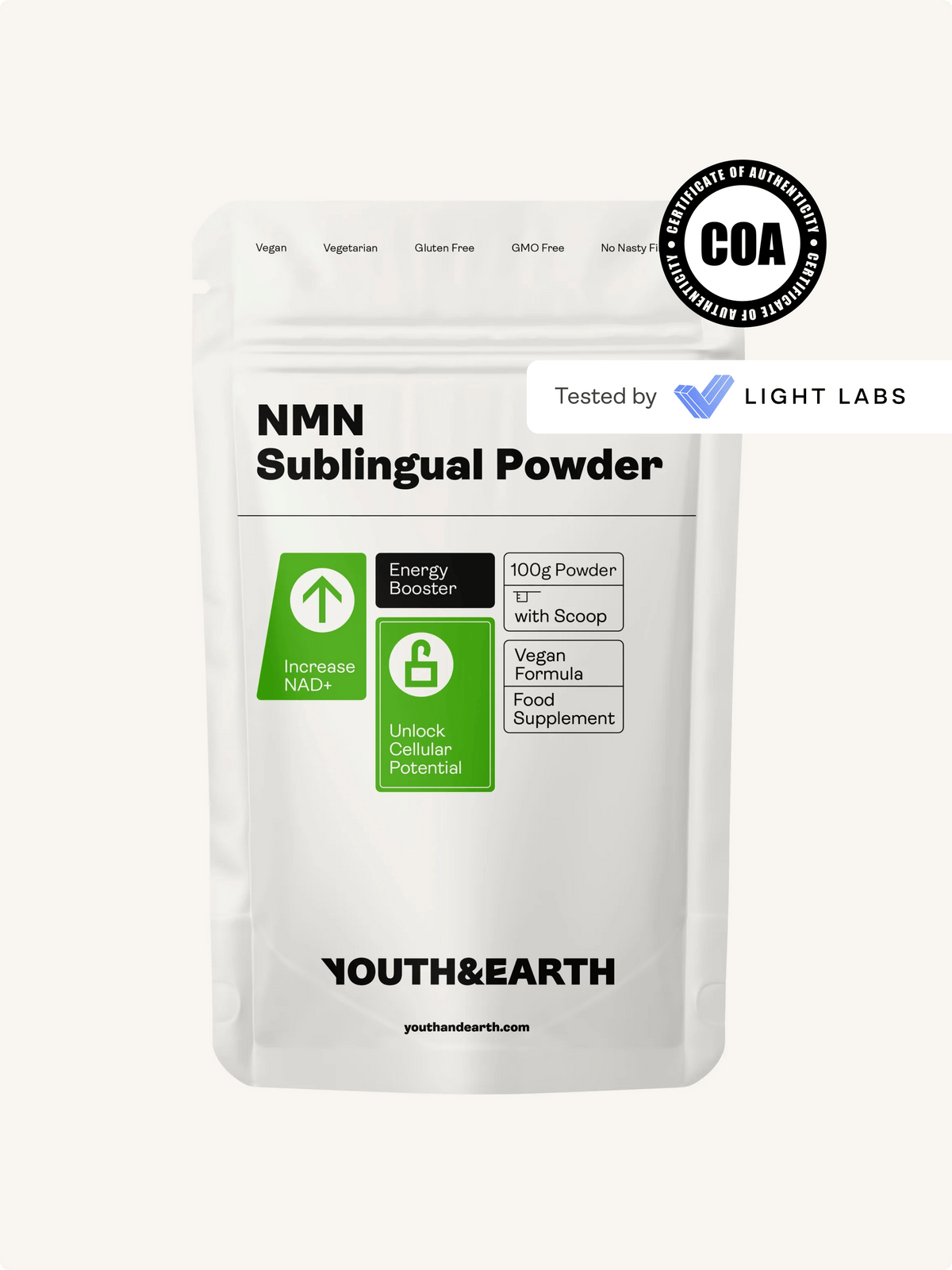 NMN Sublingual Powder - NAD+ Booster