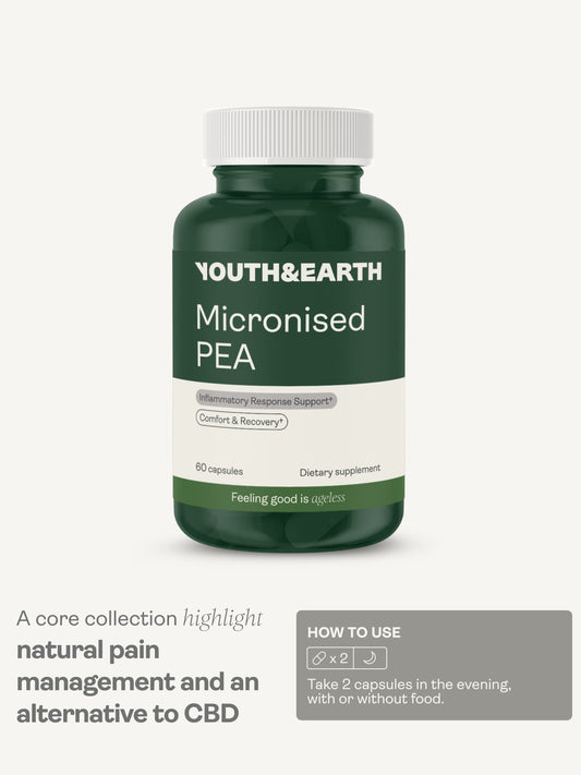 PEA (Palmitoylethanolamide) Micronised – 400mg, 60 Capsules