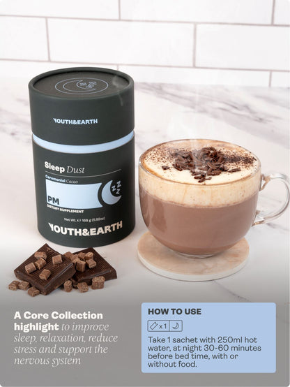 PM: Sleep Dust - Ceremonial Cacao - Youth & Earth UK Store - 