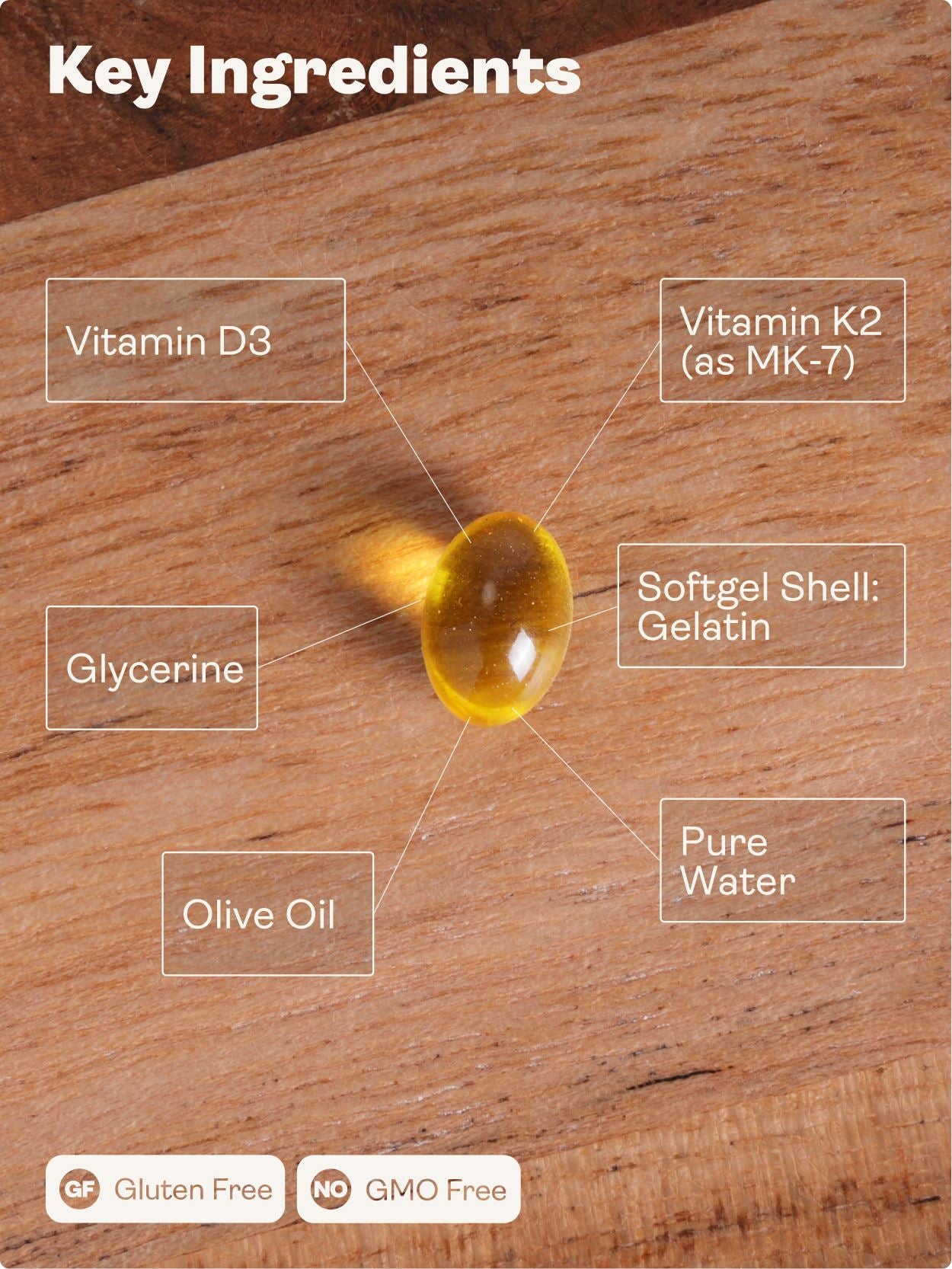 Vitamin D3 4000UI + K2 200mcg - Youth & Earth UK Store - 