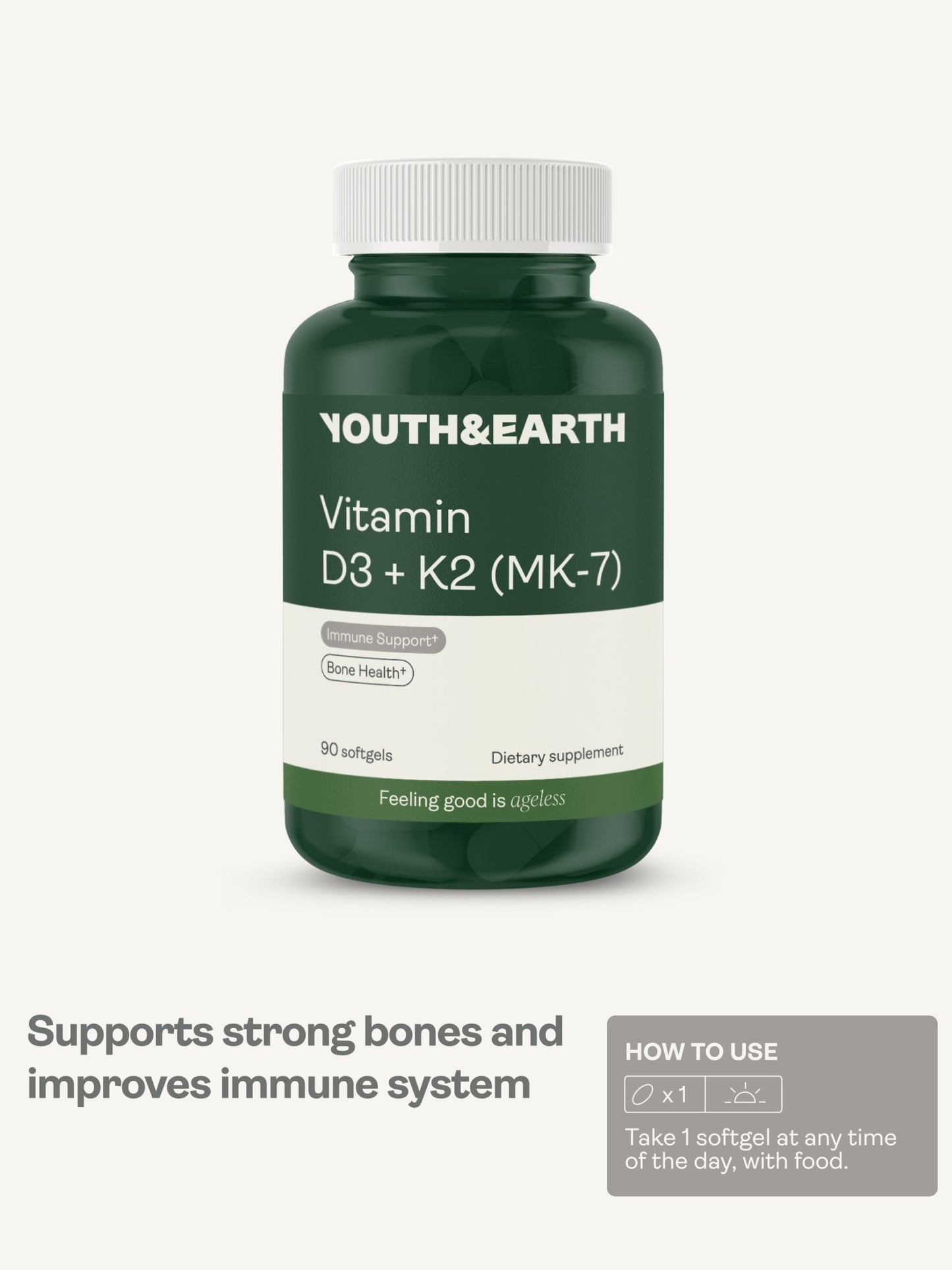 Vitamin D3 + K2