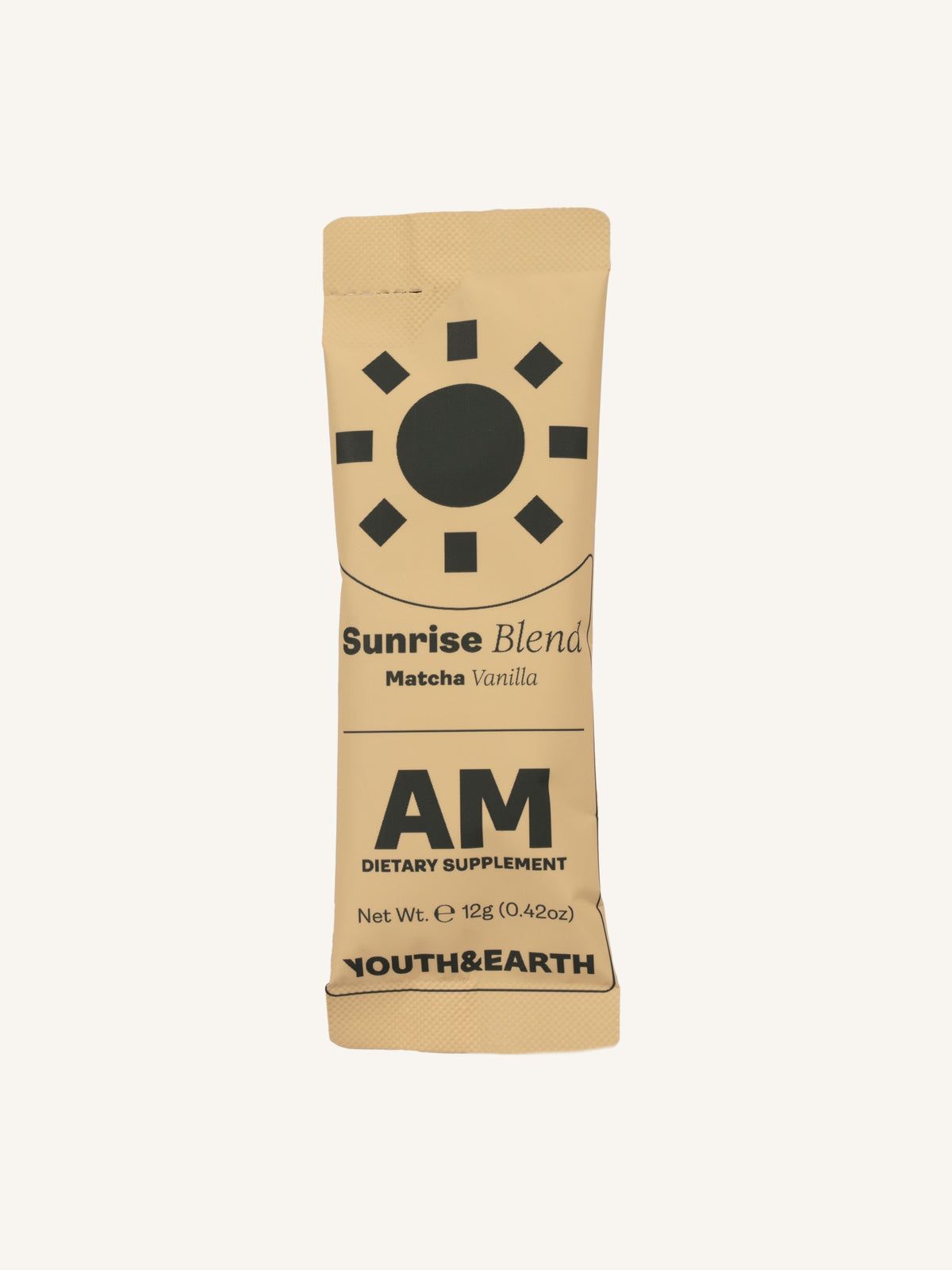 AM: Sunrise Blend, Vanilla Matcha flavour - 14 sachets youthandearth 