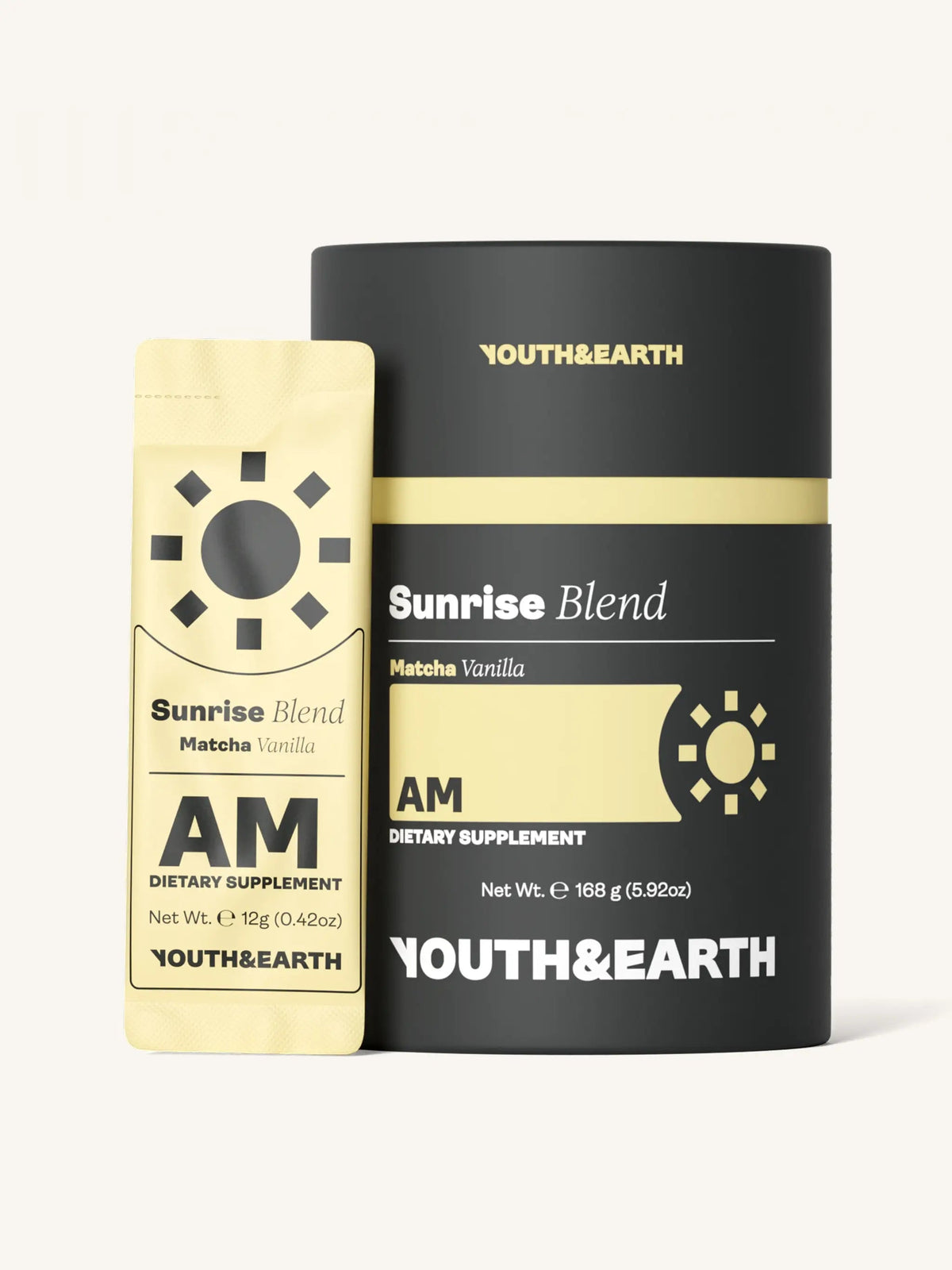 AM: Sunrise Blend, Vanilla Matcha youthandearth 