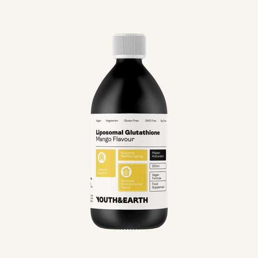 Liposomal Glutathione, Mango Flavour, 250ml, Youth & Earth