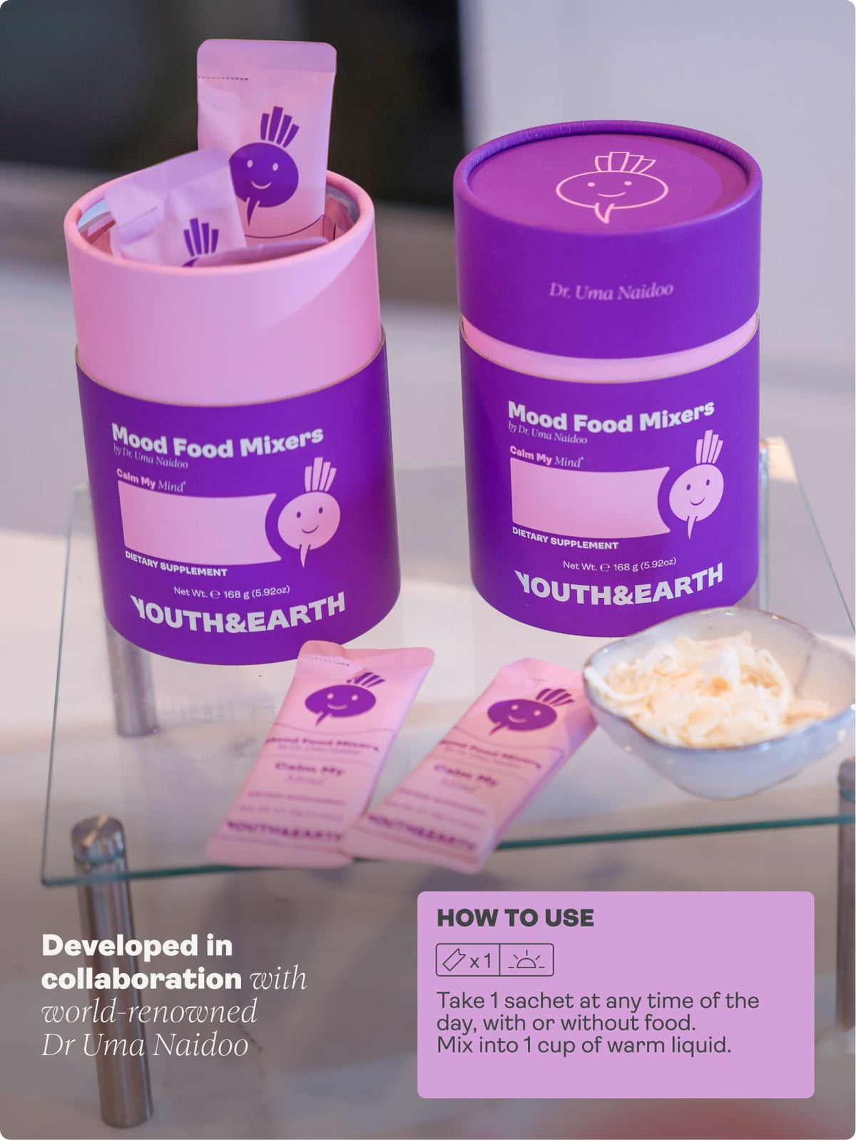 Mood Food Mixers by Dr. Uma Naidoo youthandearth 