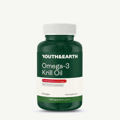 Omega-3 Krill Oil, 60 softgels, Youth & Earth
