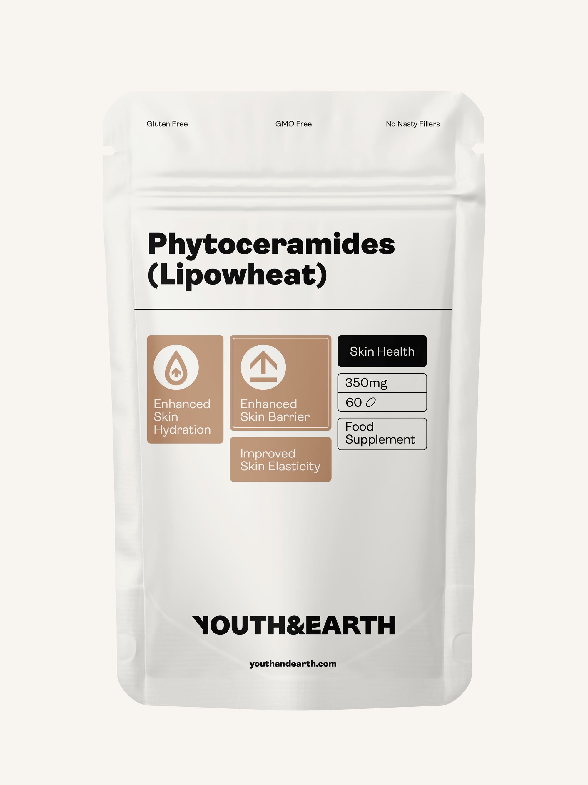 Phytocéramides (Lipowheat) - 350mg x 60 Capsules Lipowheat 