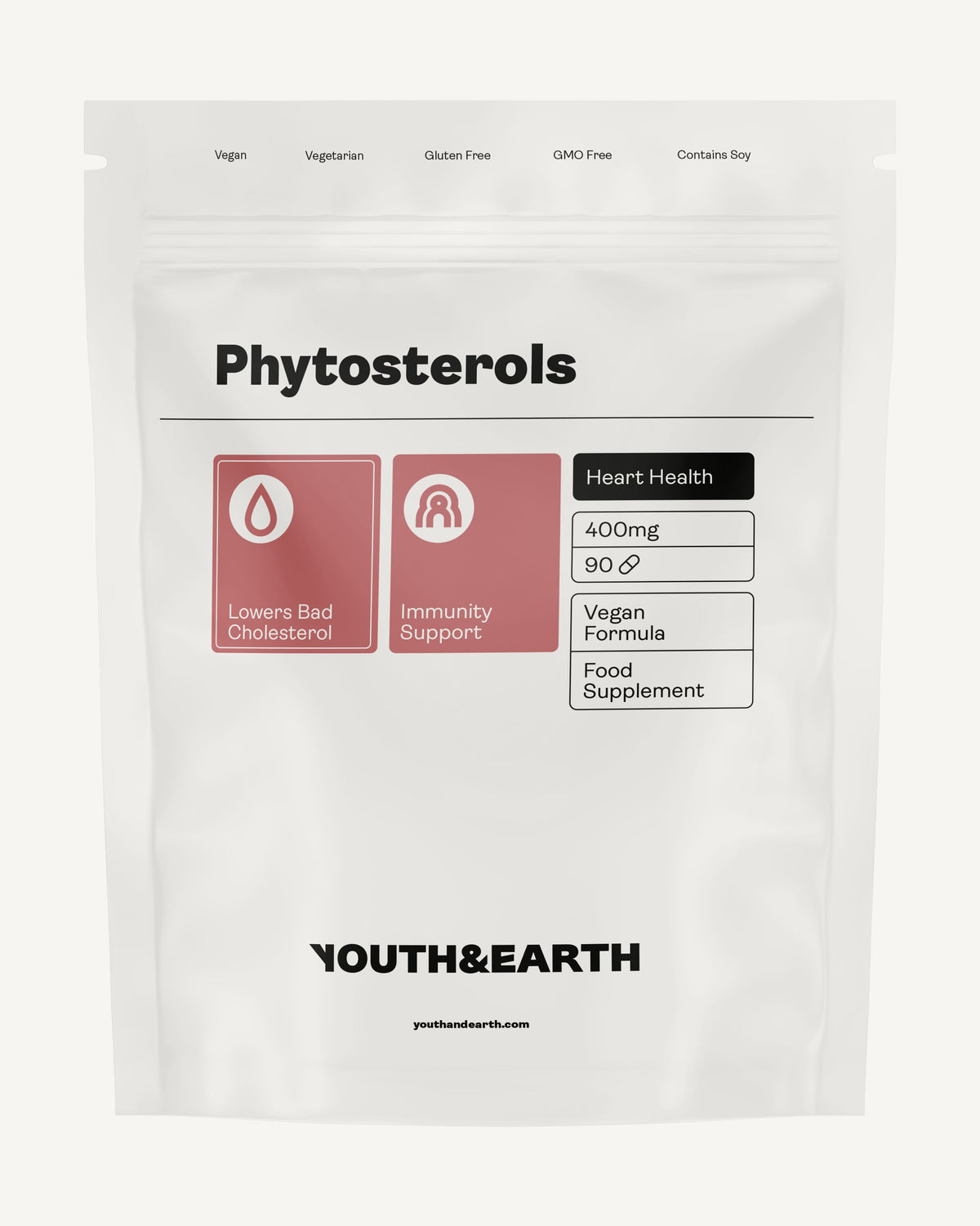 Phytosterols 90 Capsules youthandearth 