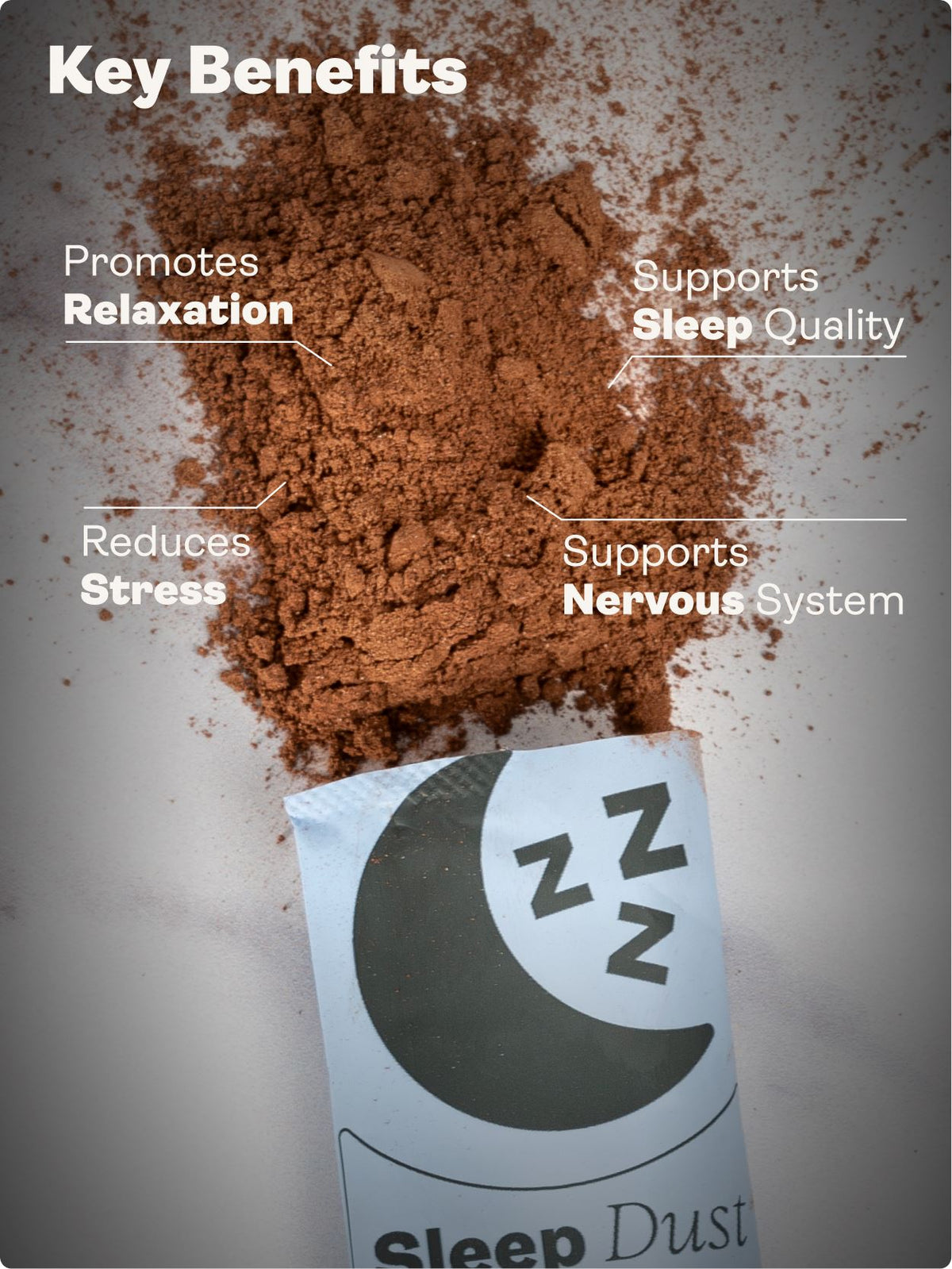 PM: Sleep Dust - Ceremonial Cacao flavour (14 sachets) youthandearth 