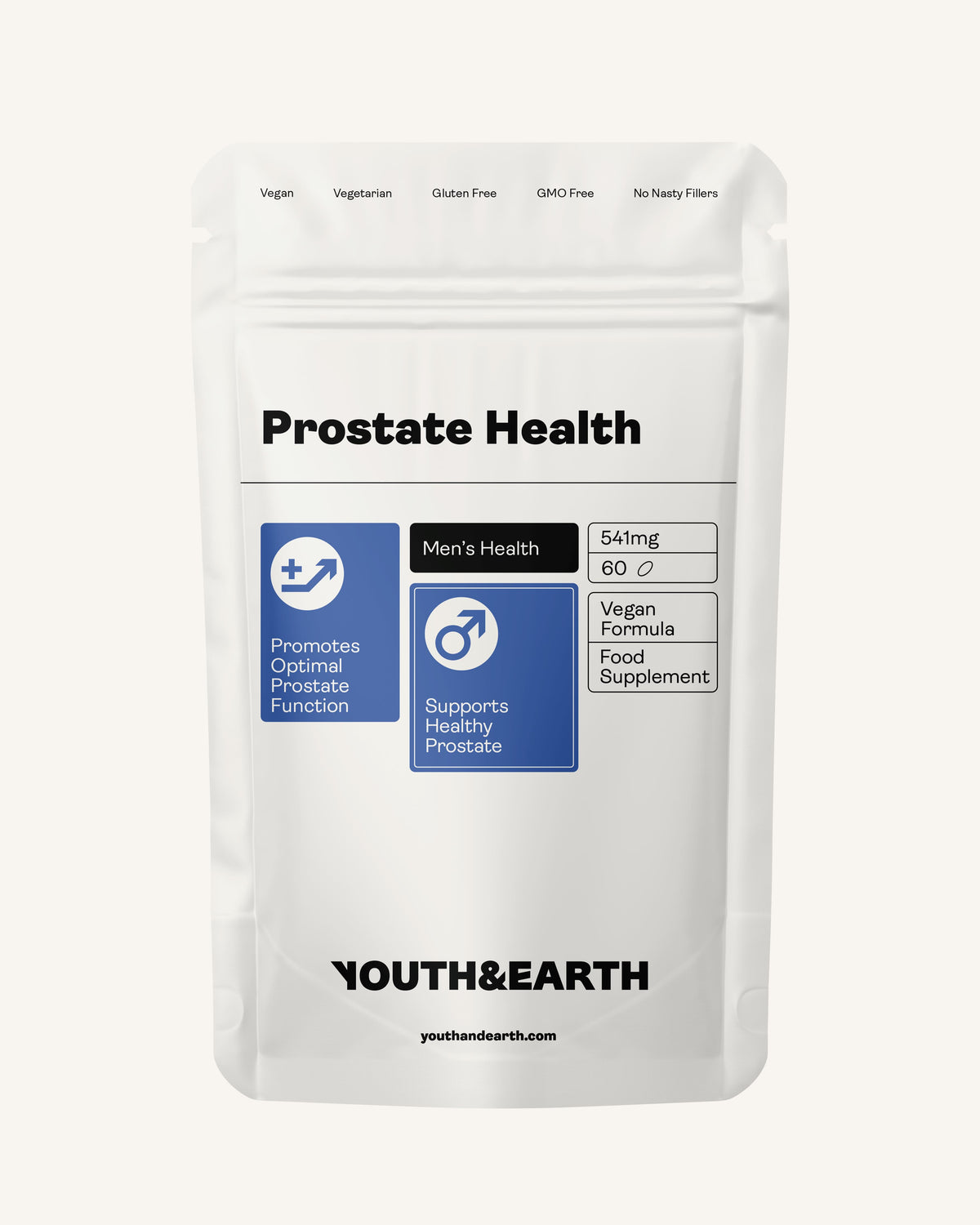 Prostate Health 541mg x 60 Capsules youthandearth 